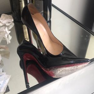 Still in stores! Black 120mm Christian Louboutin!